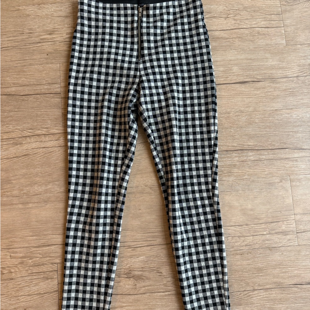 Zara Plaid Jeggins